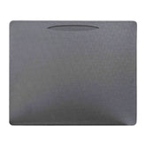 Gray Leather Conference Pad with Pen Well, 17 x 14